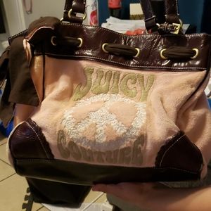 authentic pink juicy couture large handbag